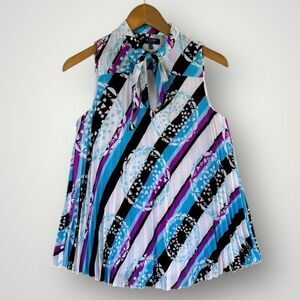 🎉5 for $45🎉 Kaari blue top blouse shirt size XS